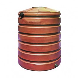 420 Gallon Brick Red Vertical Water Storage Tank