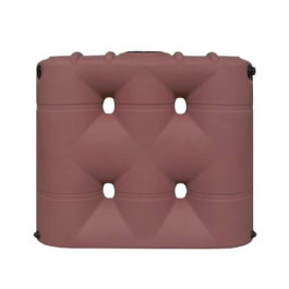 530 Gallon Brick Red Slimline Water Storage Tank