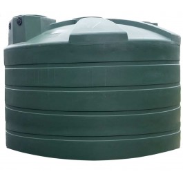 5000 Gallon Green Rainwater Collection Storage Tank
