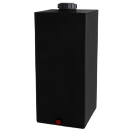 55 Gallon Black Vertical Water Storage Tank