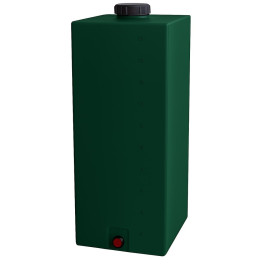 55 Gallon Dark Green Vertical Water Storage Tank