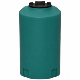 90 Gallon Dark Green Vertical Water Storage Tank
