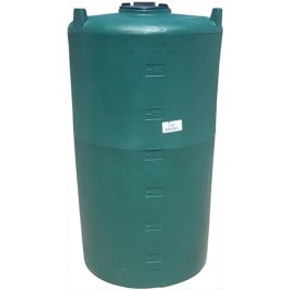 165 Gallon Dark Green Vertical Water Storage Tank