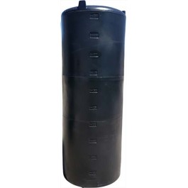 250 Gallon Black Vertical Water Storage Tank