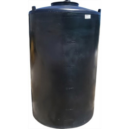 500 Gallon Black Vertical Water Storage Tank