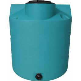650 Gallon Dark Green Vertical Water Storage Tank