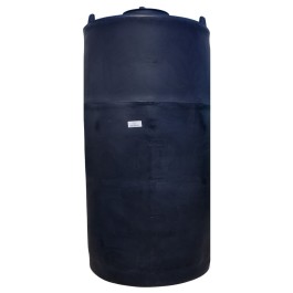 700 Gallon Black Vertical Water Storage Tank