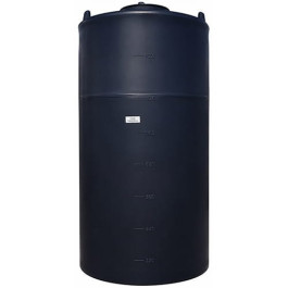 700 Gallon Black Vertical Water Storage Tank