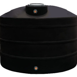 1100 Gallon Black Vertical Water Storage Tank