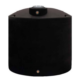 1550 Gallon Black Vertical Water Storage Tank