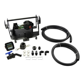 12V Viton Quick Caddy IBC Tote Dura-Pump Kit with Dura Meter