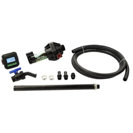 12V EPDM Top Unload IBC Tote Dura-Pump Kit with Dura Meter