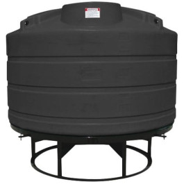 1200 Gallon Black Cone Bottom Tank