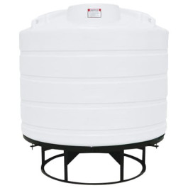 1550 Gallon White Cone Bottom Tank with Stand