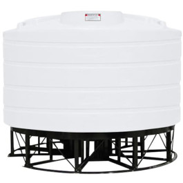 2520 Gallon White Cone Bottom Tank with Stand