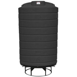 3000 Gallon Black Cone Bottom Tank with Stand