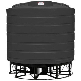 3200 Gallon Black Cone Bottom Tank