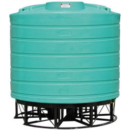 7011 Gallon Green Cone Bottom Tank
