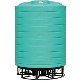 10000 Gallon Green Cone Bottom Tank with Stand