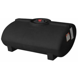100 Gallon Black Horizontal Sump Bottom Leg Tank