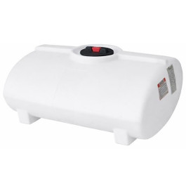 100 Gallon White Horizontal Sump Bottom Leg Tank
