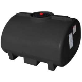150 Gallon Black Horizontal Sump Bottom Leg Tank