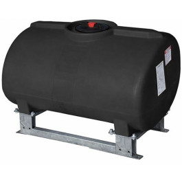 150 Gallon Black Horizontal Sump Bottom Leg Tank w/ Frame
