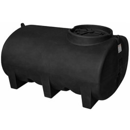 500 Gallon Black Horizontal Sump Bottom Leg Tank