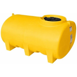 800 Gallon Yellow Horizontal Sump Bottom Leg Tank