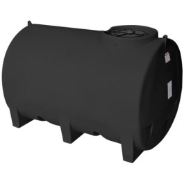 1000 Gallon Black Horizontal Sump Bottom Leg Tank