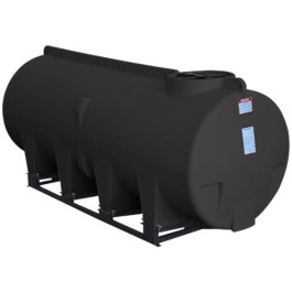 1010 Gallon Black Horizontal Sump Bottom Leg Tank w/ Frame