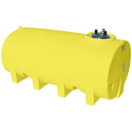 1900 Gallon Yellow Horizontal Sump Bottom Leg Tank