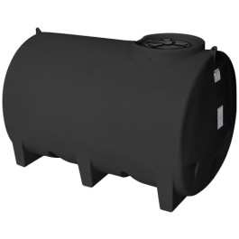 1100 Gallon Black Horizontal Leg Tank
