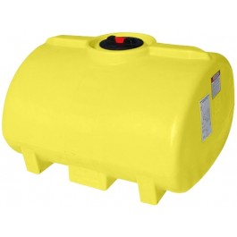 150 Gallon Yellow Horizontal Leg Tank
