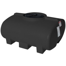 200 Gallon Black Horizontal Leg Tank
