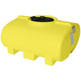 200 Gallon Yellow Horizontal Leg Tank