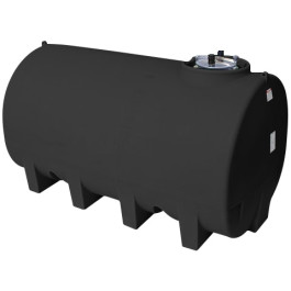 2200 Gallon Black Horizontal Leg Tank