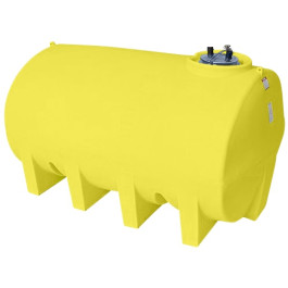 2500 Gallon Yellow Horizontal Leg Tank