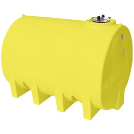 3000 Gallon Yellow Horizontal Leg Tank