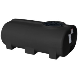 300 Gallon Black Horizontal Leg Tank