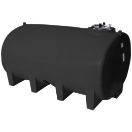 3200 Gallon Black Horizontal Leg Tank