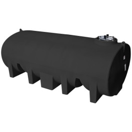 3500 Gallon Black Horizontal Leg Tank