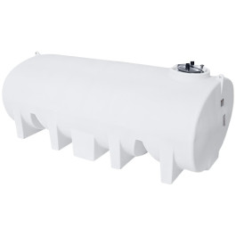 3500 Gallon White Horizontal Leg Tank