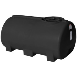 400 Gallon Black Horizontal Leg Tank