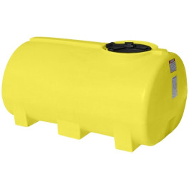 400 Gallon Yellow Horizontal Leg Tank