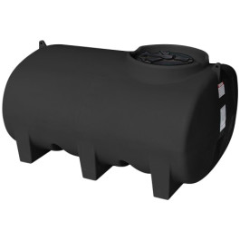 550 Gallon Black Horizontal Leg Tank