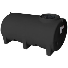 800 Gallon Black Horizontal Leg Tank