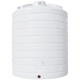 10000 Gallon White Vertical Storage Tank