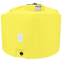 1000 Gallon Yellow Vertical Storage Tank