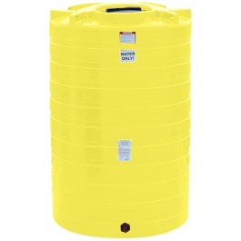 1100 Gallon Yellow Vertical Storage Tank